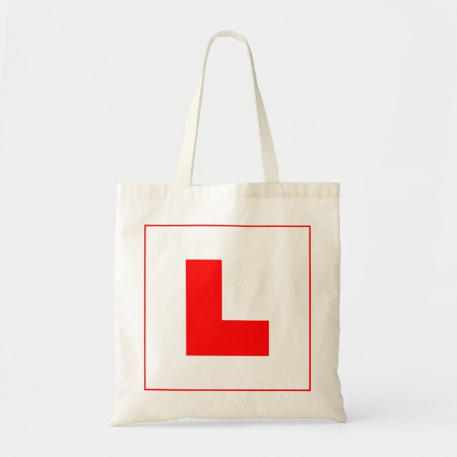 Bolso De Tela L-Plate Learner Driver / Bachelorette Hen Night (Frente)