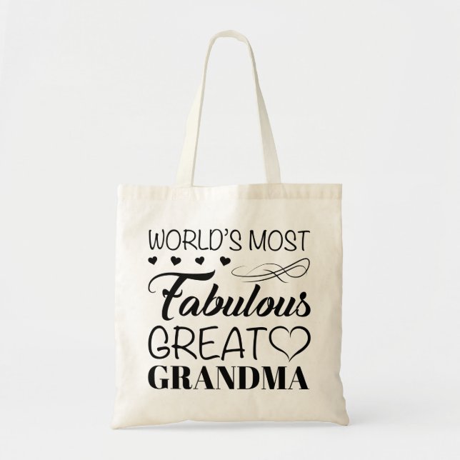 Bolso De Tela La abuela más fabulosa del mundo (Frente)