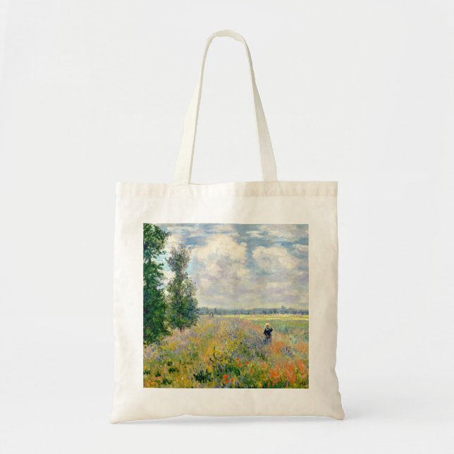 Bolso De Tela La amapola coloca cerca de Argenteuil de Claude (Frente)