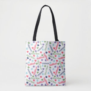 Bolso De Tela La amistad colorida y las buenas vibraciones en la