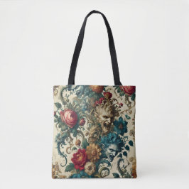 Bolso De Tela La Anarquía Arcana - Disturbios florales góticos