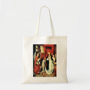 Bolso De Tela La Anunciación de la Virgen María por Hans Memling