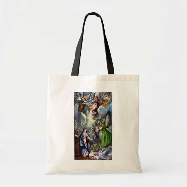 Bolso De Tela La Anunciación, El Greco (Frente)