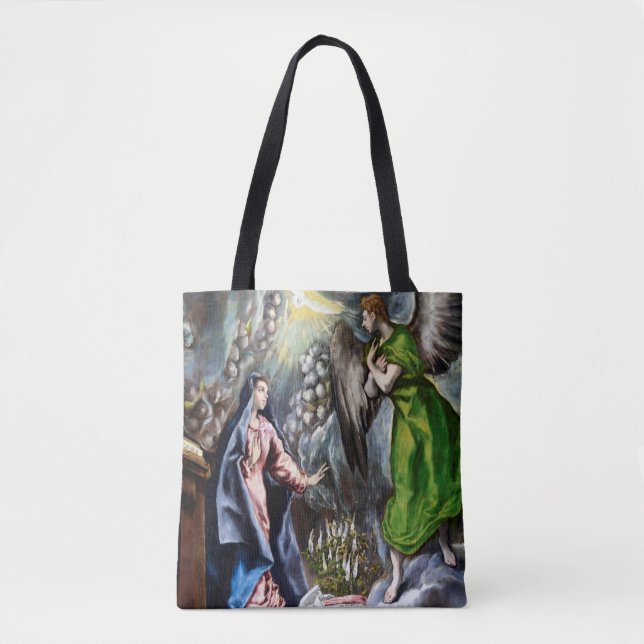 Bolso De Tela La Anunciación, El Greco (Anverso)