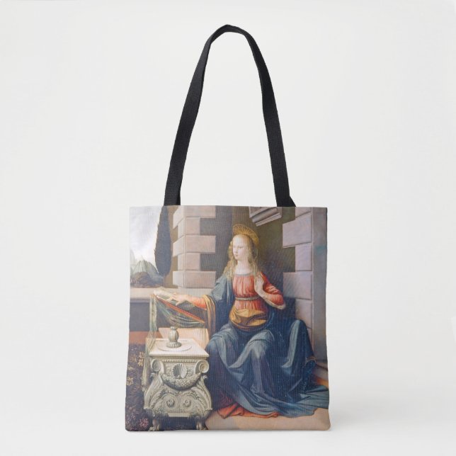 Bolso De Tela La Anunciación, Leonardo da Vinci, 1472-1473 (Anverso)