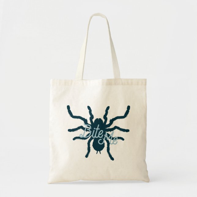 Bolso De Tela La araña me muerde (Frente)