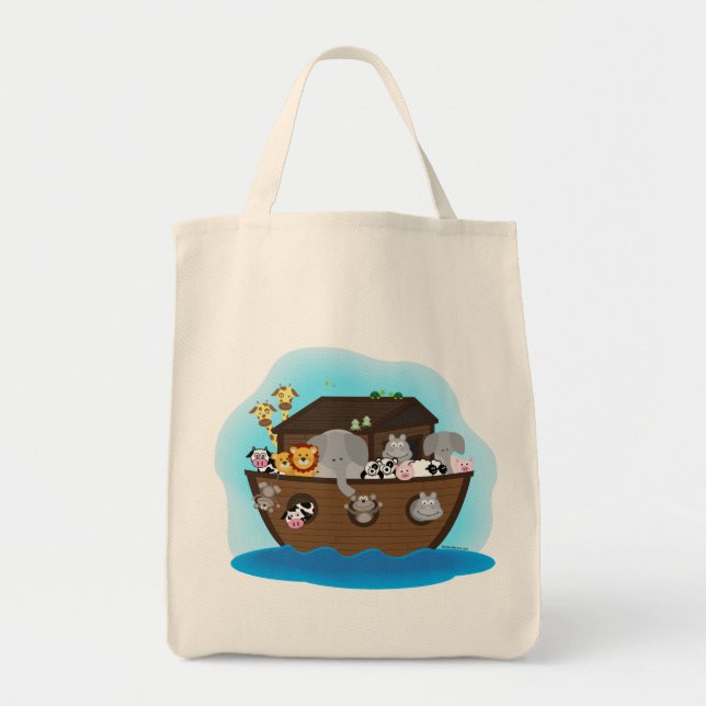 Bolso De Tela La arca de Noah (Frente)