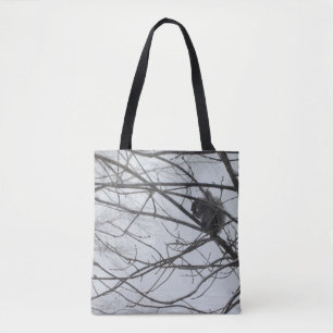 Bolso De Tela La ardilla en la nieve