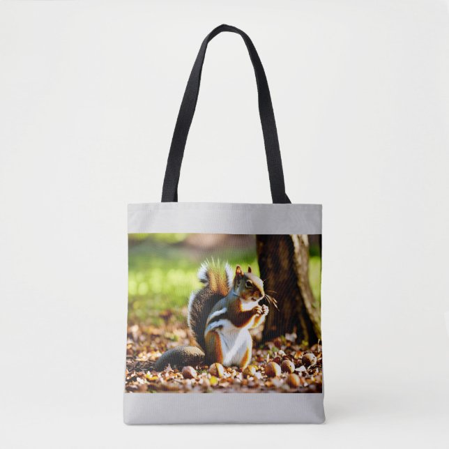 Bolso De Tela La ardilla generosa (Anverso)