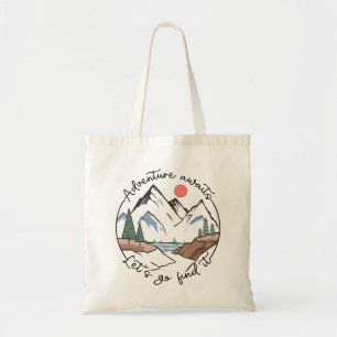 Bolso De Tela La aventura espera vamos a buscarla