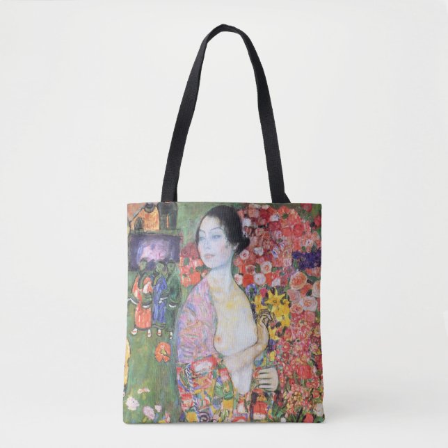 Bolso De Tela La bailarina, Gustav Klimt (Anverso)