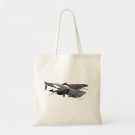 Bolso De Tela La Ballena De Ilustracion De Ballenas