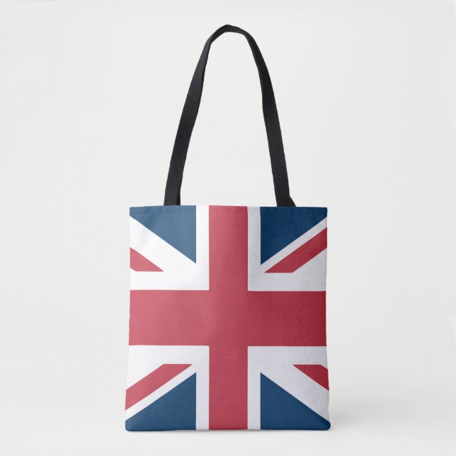 Bolso De Tela La bandera británica Union Jack (Anverso)