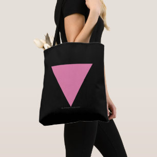Bolso De Tela La bandera del triángulo rosa de SlipperyJoe's sím