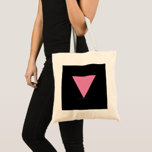 Bolso De Tela La bandera del triángulo rosa de SlipperyJoe's sím