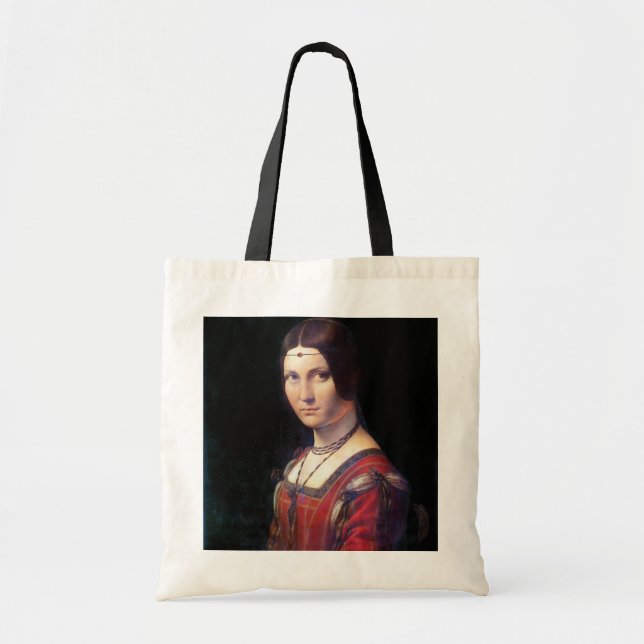 Bolso De Tela La Belle Ferronniere, Leonardo da Vinci (Frente)