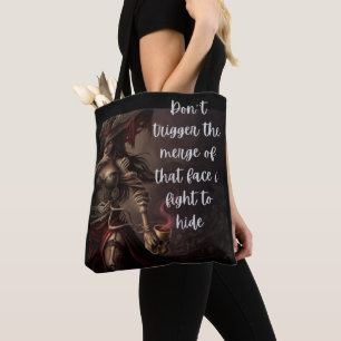 Bolso De Tela La Bestia Más Allá De Mi Máscara