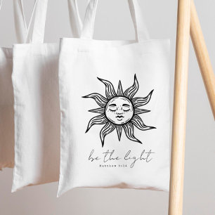 Bolso De Tela La Biblia Cristiana Boho Verse el Sol Claro