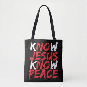 Bolso De Tela La Biblia Cristiana Jesús Verse la Escritura Conoc