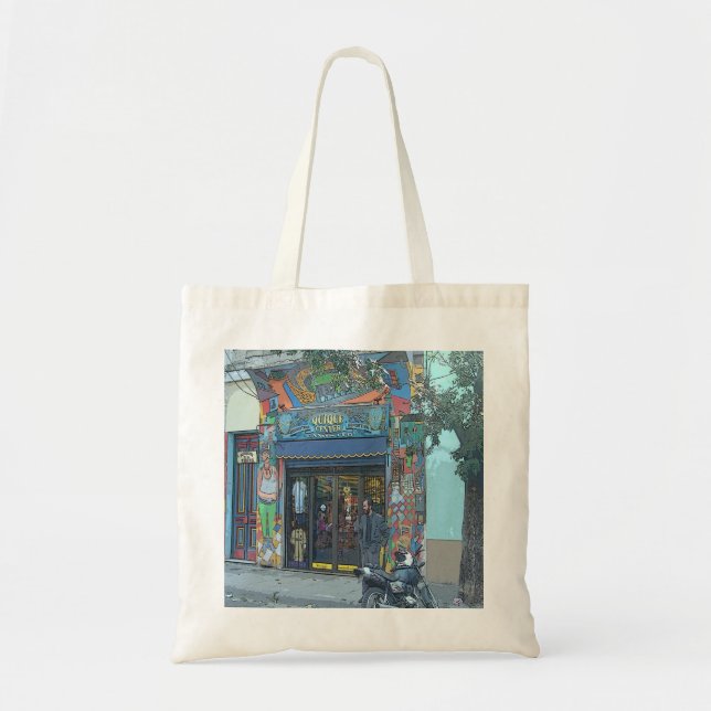 Bolso De Tela La Boca - Buenos Aires (Frente)