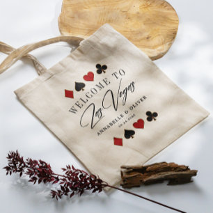 Bolso De Tela La Boda De Destino De Las Vegas Bienvenido A La Bo