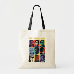 Bolso De Tela La brigada suicida Retro Grid Con Amanda Waller