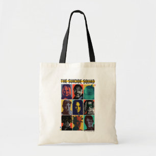 Bolso De Tela La brigada suicida   Retro Grid Con Harley Quinn