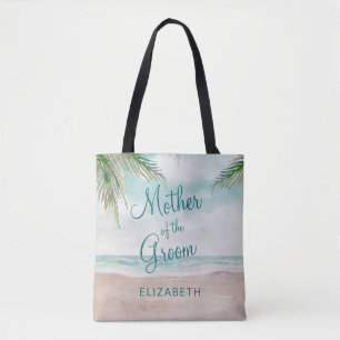 Bolso De Tela La brisa de la isla pintó a la madre del Groom