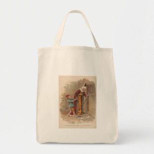 Bolso De Tela La bruja puso a Hansel en el establo