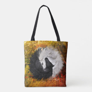 Bolso De Tela La caída 2 del verano de los caballos de Yin Yang