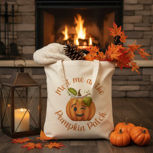Bolso De Tela La Calabaza De Invierno Me Conoce En El Parche De