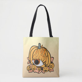 Bolso De Tela La Calabaza Retro Flamaba El Ojo