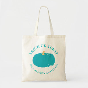 Bolso De Tela La calabaza verde azulada embroma la conciencia