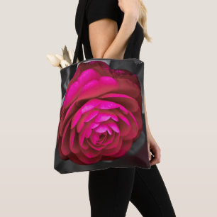 Bolso De Tela La camellia rosada