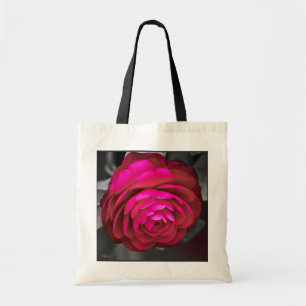 Bolso De Tela La camellia rosada