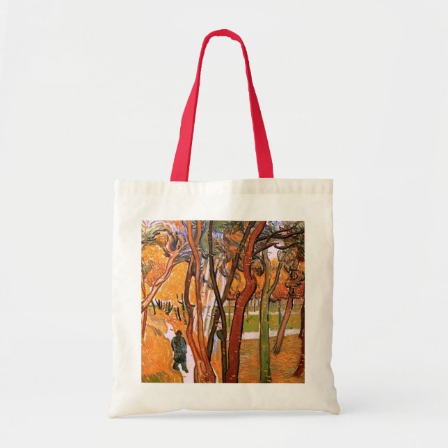 Bolso De Tela La caminata: Caídas de Vincent van Gogh (Frente)