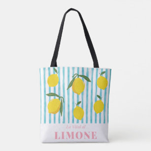 Bolso De Tela La capital al Limone