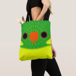 Bolso De Tela La cara de un loris de hoja