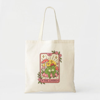 Bolso De Tela La carta de tarot de La Rana de Los Amantes