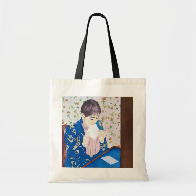 Bolso De Tela La carta, Mary Cassatt (Frente)