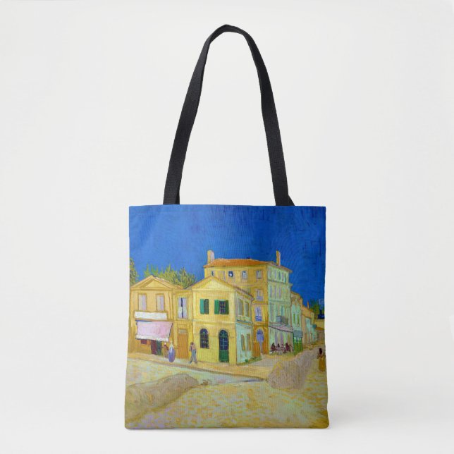 Bolso De Tela La casa amarilla, Van Gogh (Anverso)