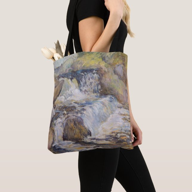 Bolso De Tela La cascada (Detalle)