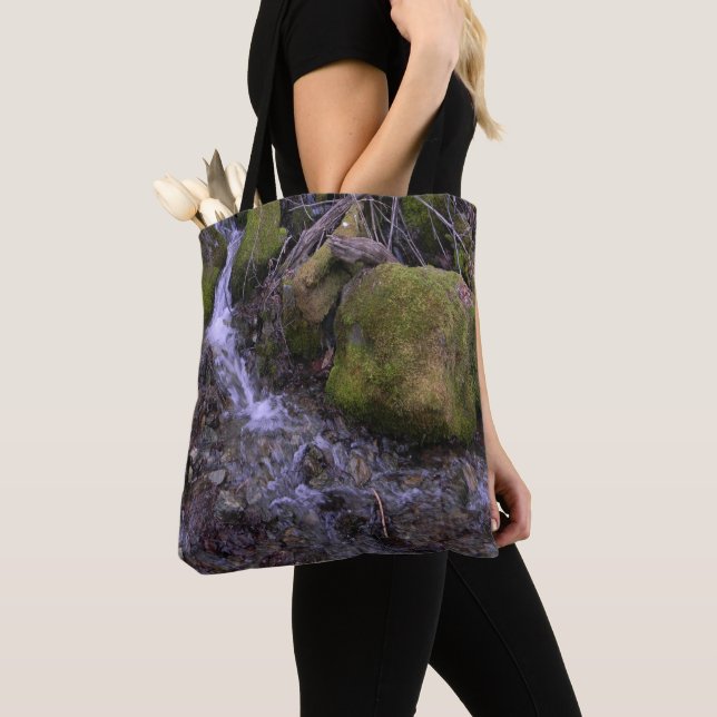 Bolso De Tela La cascada de Fae.... (Detalle)