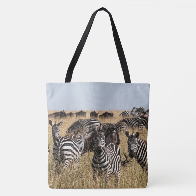 Bolso De Tela La cebra de Grant (Anverso)