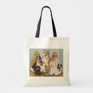 Bolso De Tela La cena de los perros