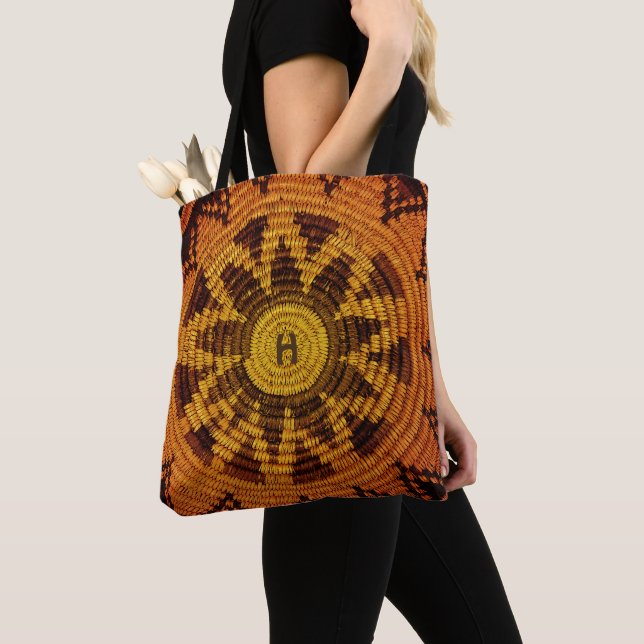 Bolso De Tela La cesta nativa americana de Havasupai sin Monogra (Detalle)
