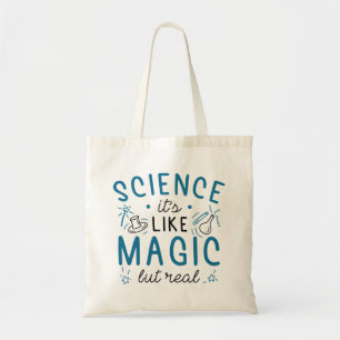 Bolso De Tela La ciencia es como la magia pero real