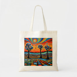 Bolso De Tela La Ciudad Lejana