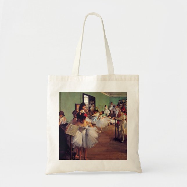 Bolso De Tela La clase de danza de Edgar Degas (Frente)