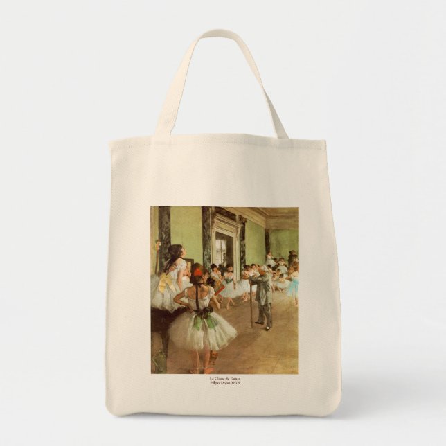 Bolso De Tela La Classe de Danse por Edgar Degas (Frente)